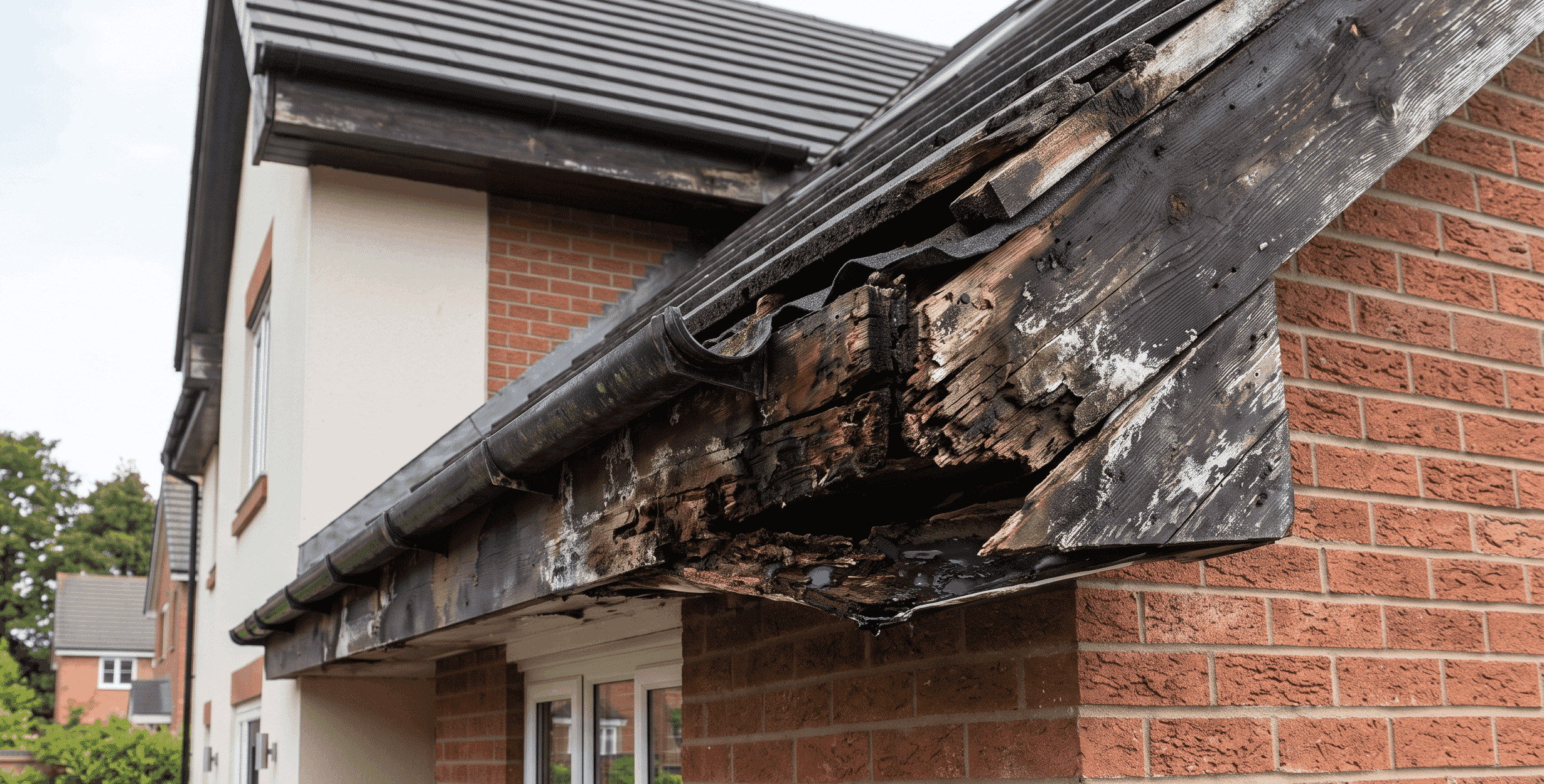 Rotting timber example
